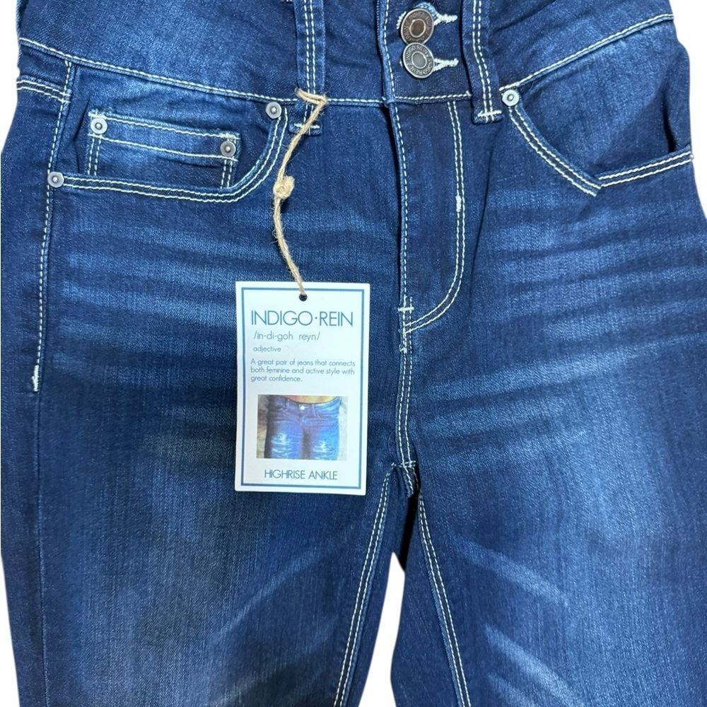 NWT Indigo Rein High-Rise Ankle Skinny Jeans – Size 1 - Picture 10 of 10